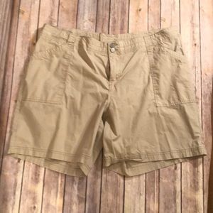 Lane Bryant khaki shorts